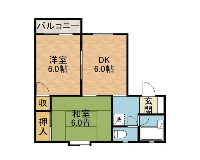 奥田ハイツ 間取り