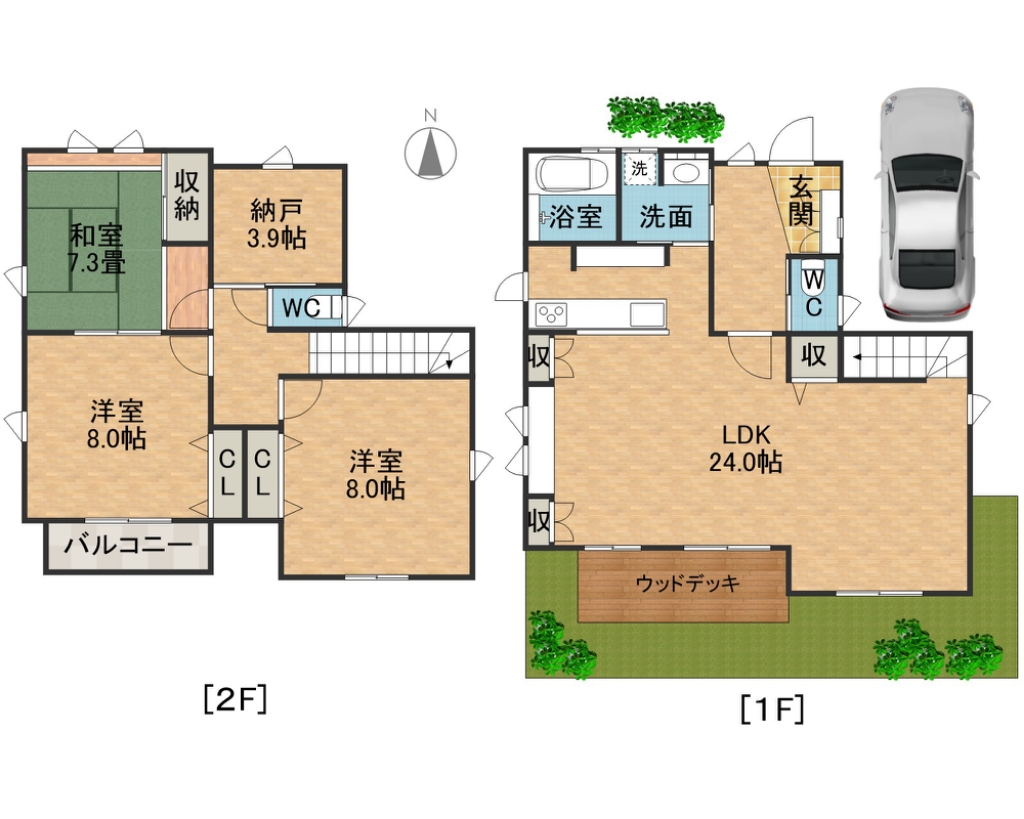 高槻市別所本町戸建 間取り