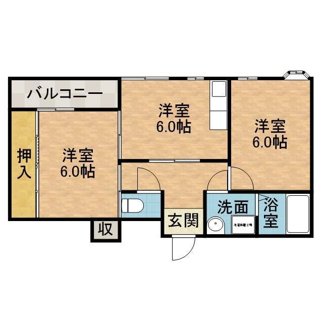 グリーンハイツ 間取り