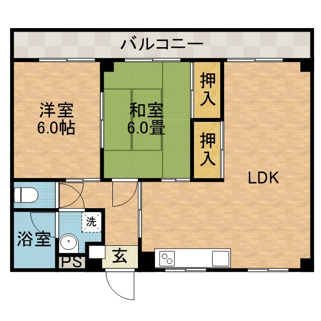 コーポグリーン 間取り