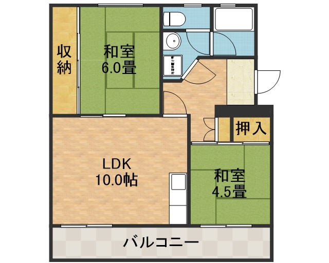 富田第二住宅６２棟 間取り