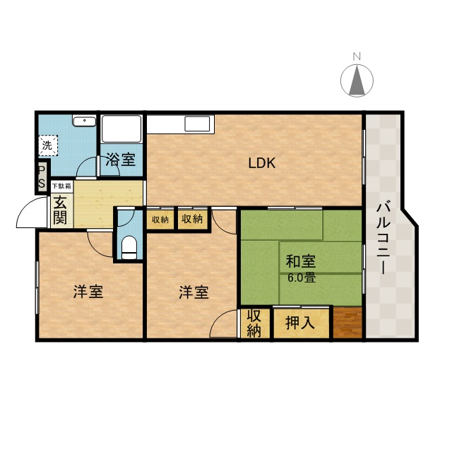 アンビエンテ桜ヶ丘 間取り