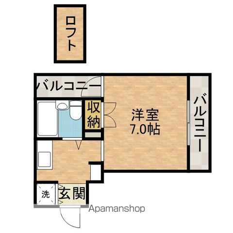 アップルハイツ富田 間取り