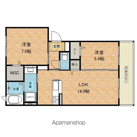 ベレオ城南 間取り