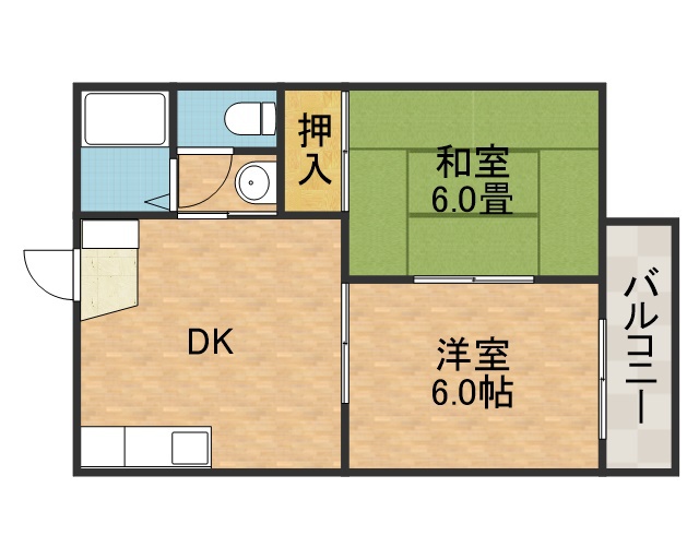 リバーサイドハイツ 間取り