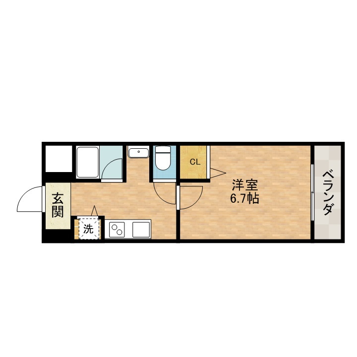 ジュネス京口 間取り