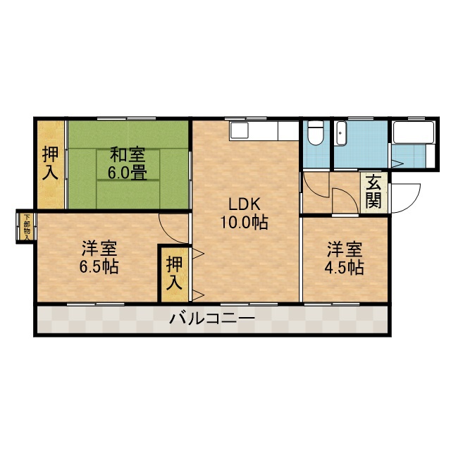 西町ハイツ 間取り