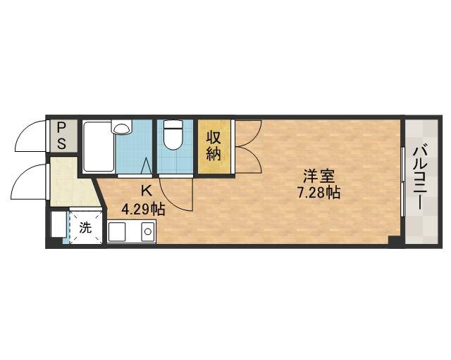 アゼリア２号館 間取り