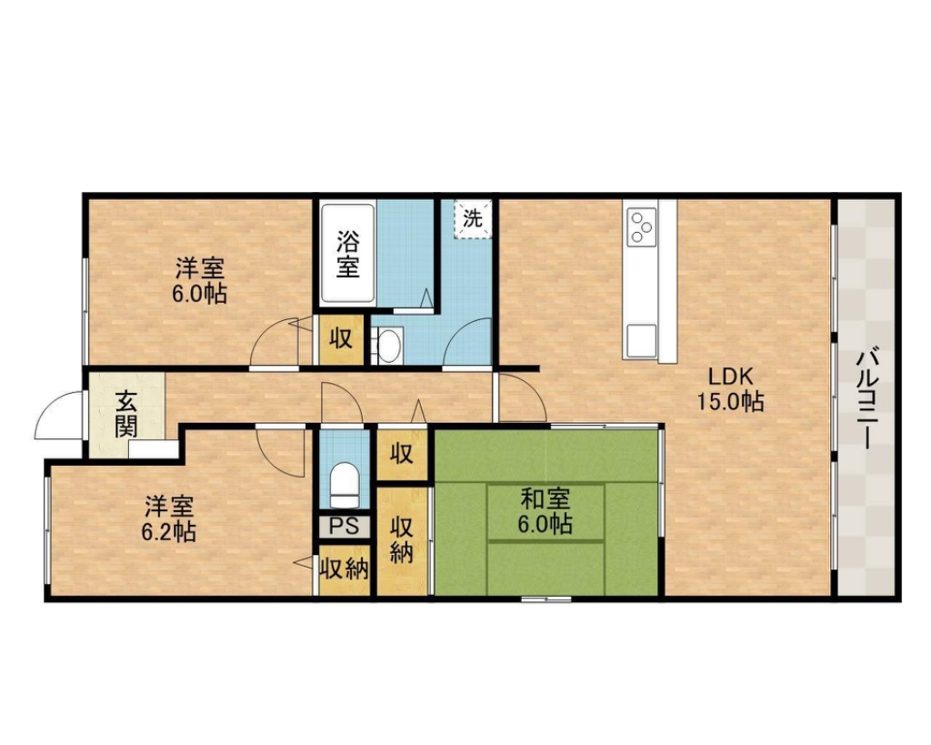 フェアフィールド 間取り