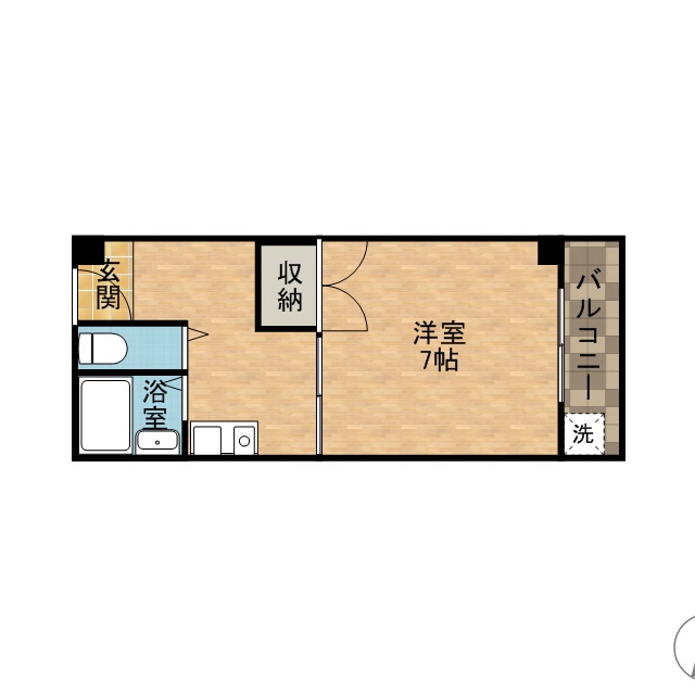 光栄ハイツ大畑 間取り