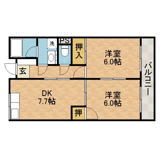 レジデンス大蔵司 間取り