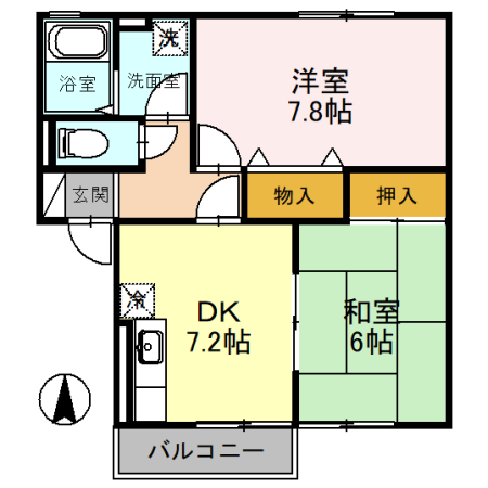 シンフォニックガーデンＡ棟 間取り