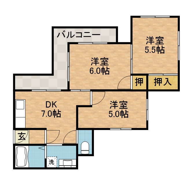 メゾン天神山 間取り