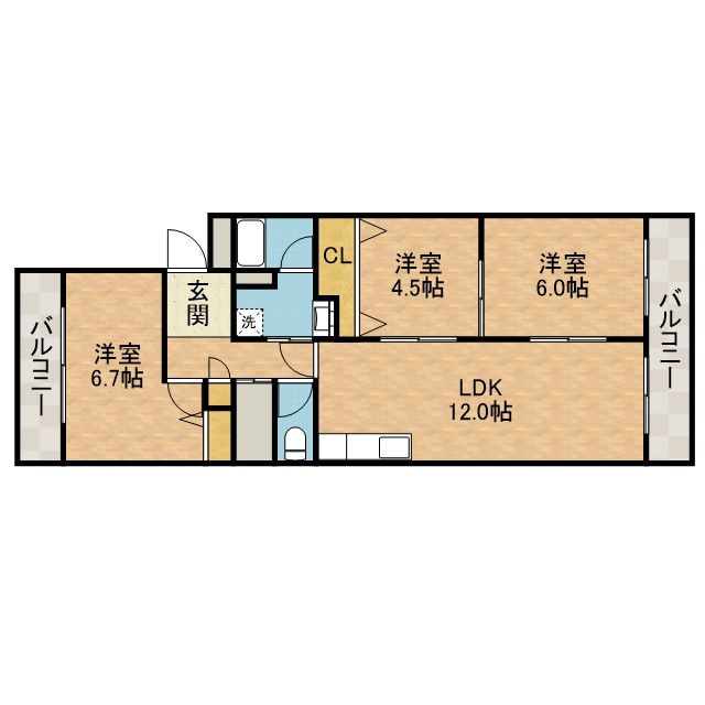 サンヴェール高槻 間取り