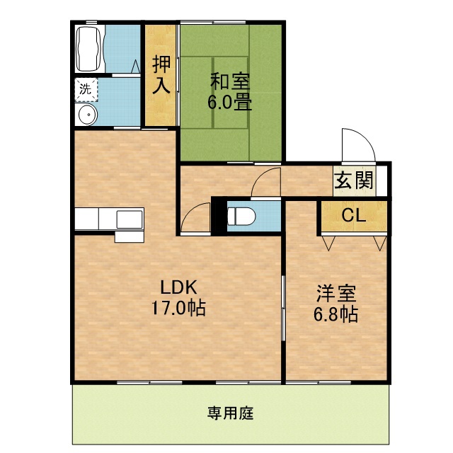 ウインディア五百住Ｂ 間取り