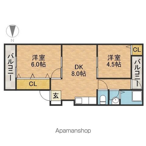 阿武野第２マンション 間取り