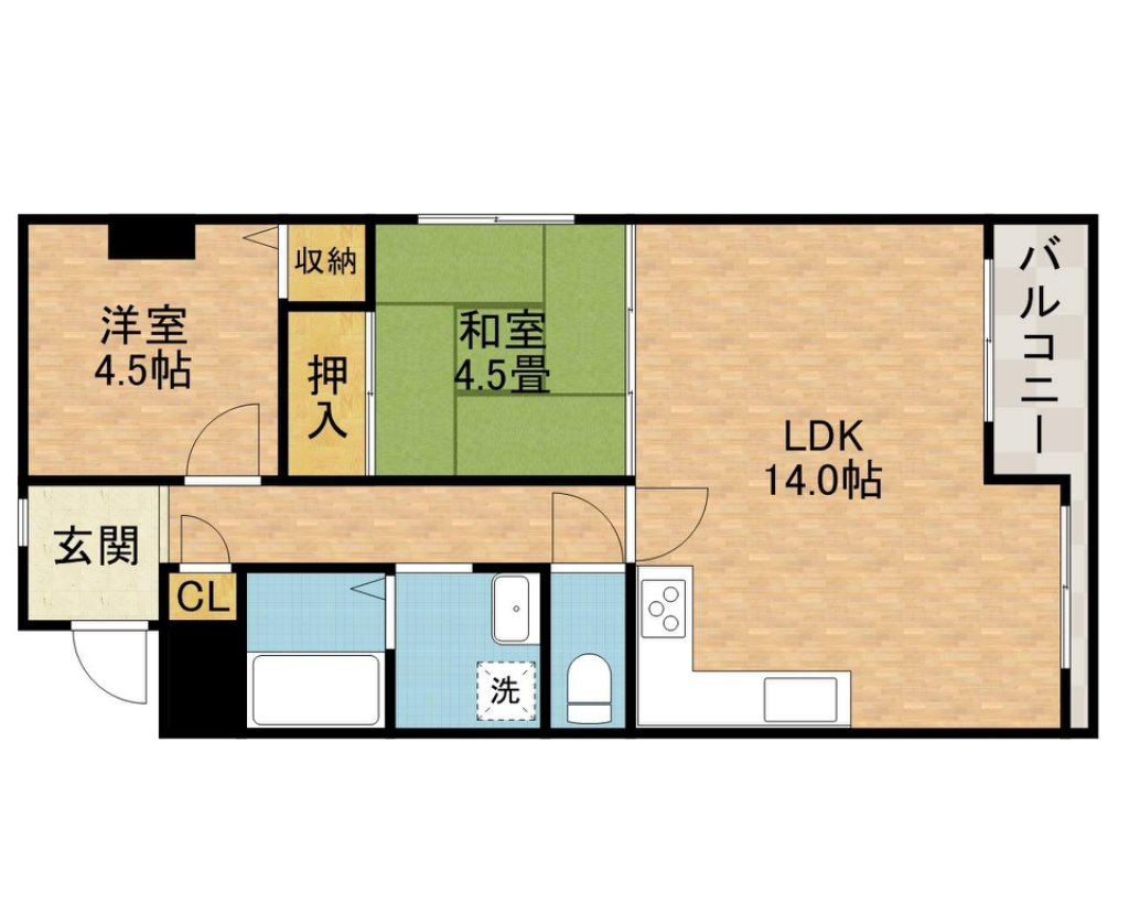ブルーマーク高槻 間取り