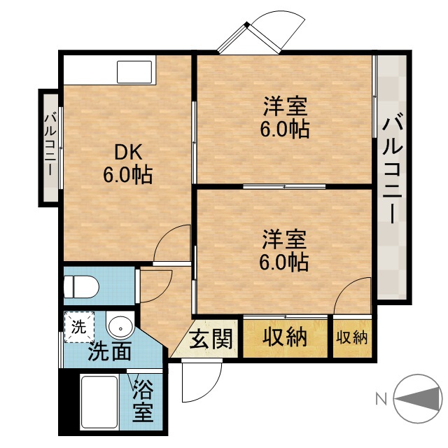 メゾンフラテ 間取り