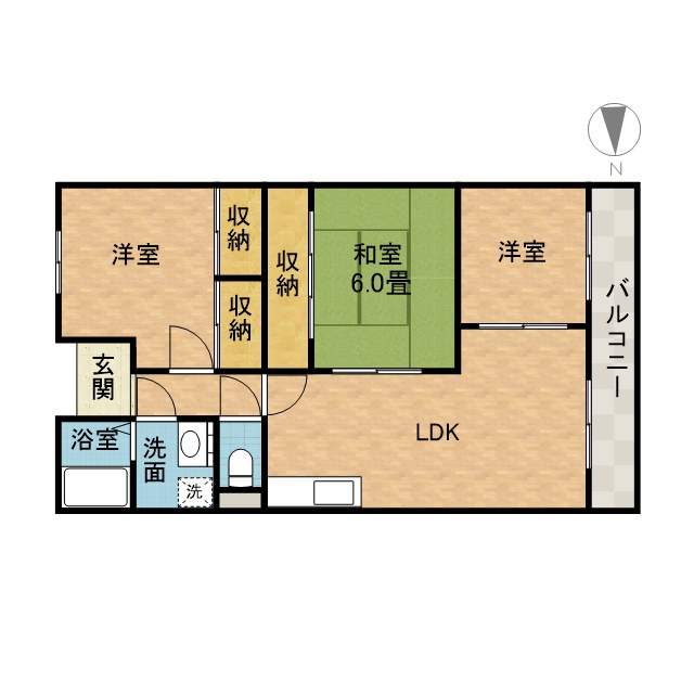 クリアコート寺谷 間取り