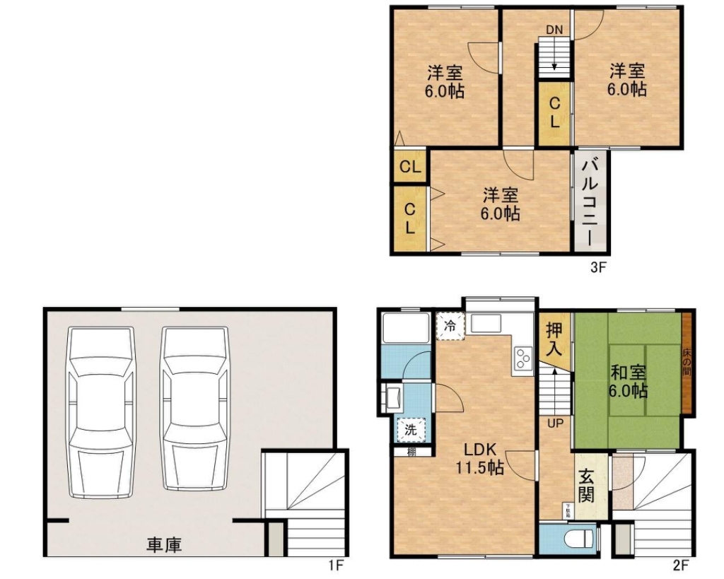 城南町２丁目 間取り