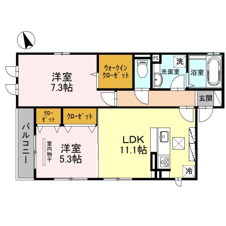 カミーリア北大塚 間取り