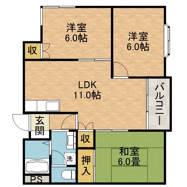 メゾンフラグランス 間取り