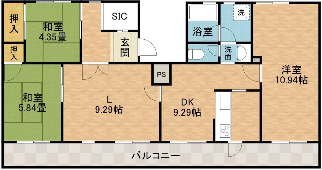 高槻野村マンション 間取り