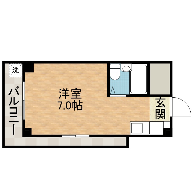 第一竹村コーポ 間取り