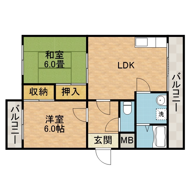 シャルム岡本 間取り