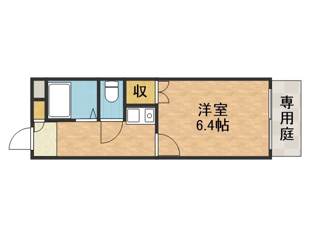 ハレー高槻Ⅱ 間取り
