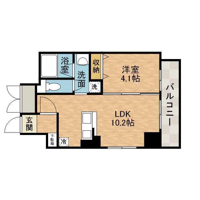 山崎マンション１６高槻芥川 間取り