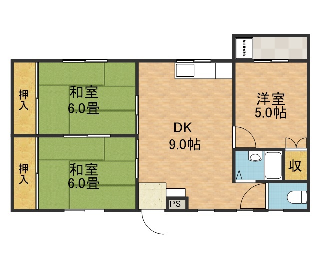 西町ロイヤルマンション 間取り