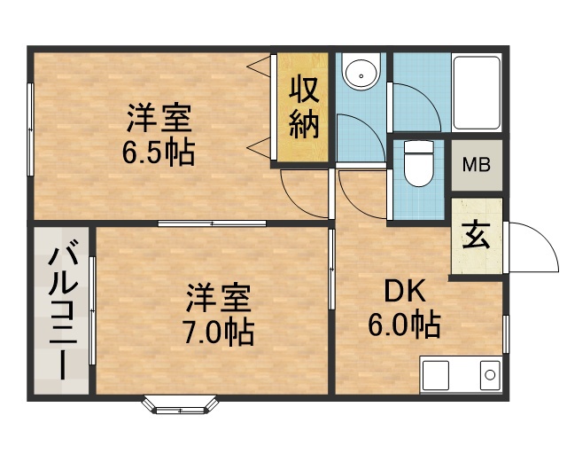 津之江パークハイツ 間取り