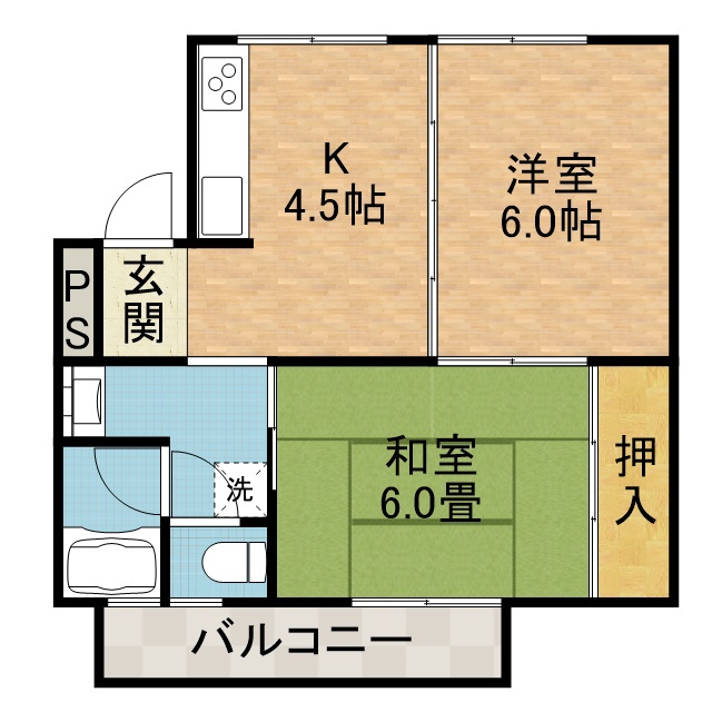 メゾン津之江  間取り