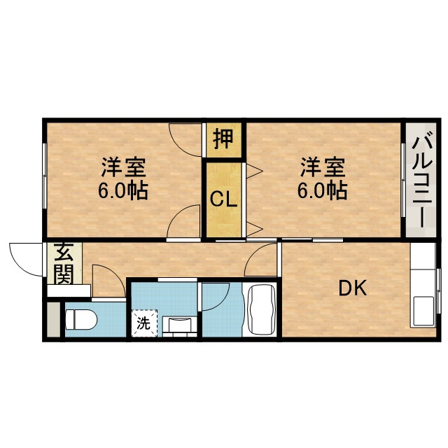 コーポ望月１棟 間取り