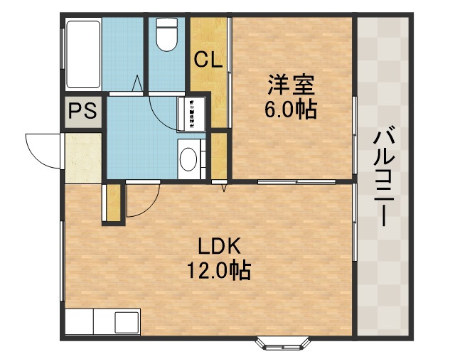 松村ハイツＤ棟 間取り