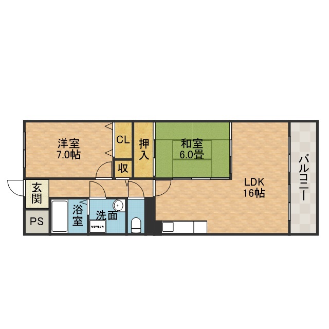 サンコーポ高槻寿 間取り