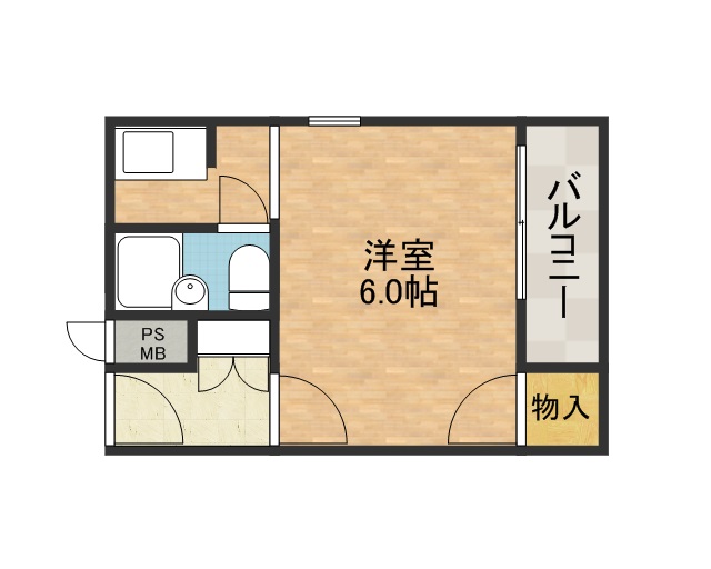 ライブハイツ明野 間取り