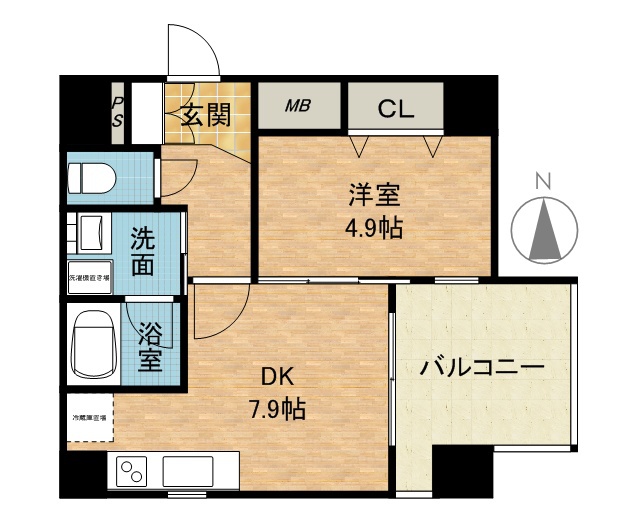 Ｇｌｕｃｋ芥川 間取り