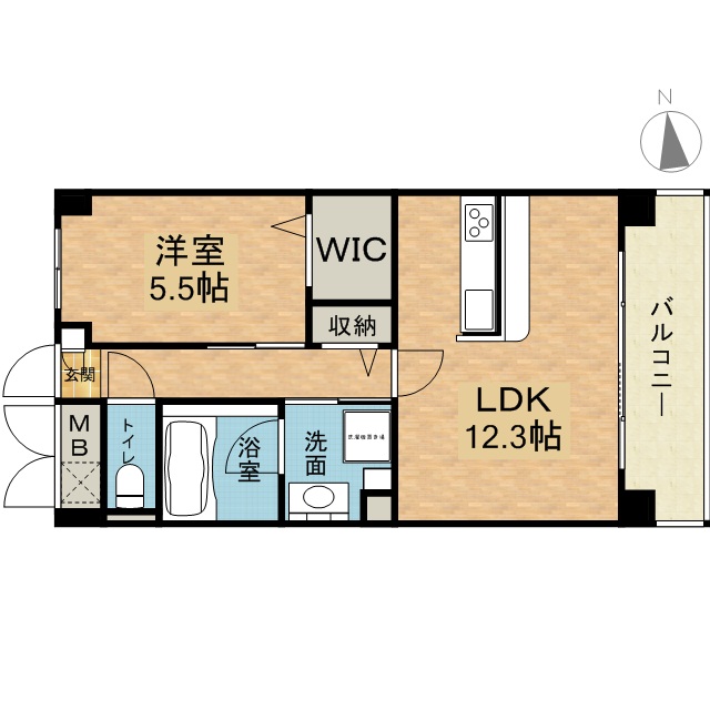 Ｌｕｏ　Ｍａｒｏｏｎ（ルオ・マルーン） 間取り