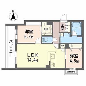 シャーメゾン　ベル　プレジール 間取り