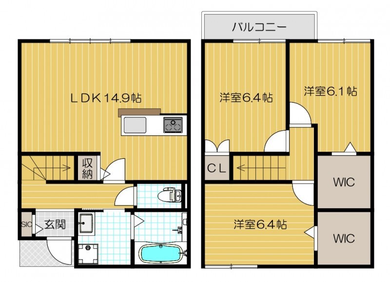 メゾネット別所 間取り