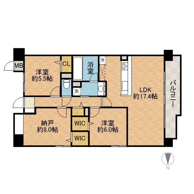 フロイデ川添 間取り