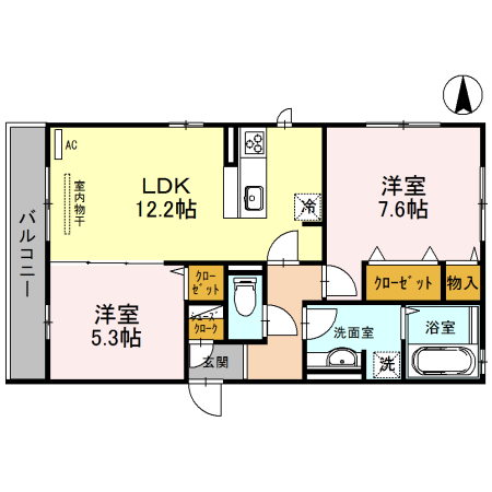 メゾン　ボヌール 間取り