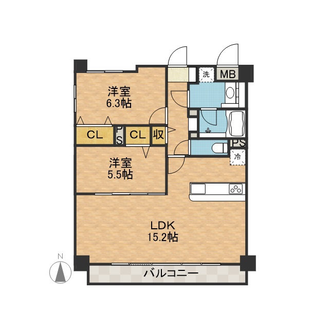 ネオコート上土室 間取り