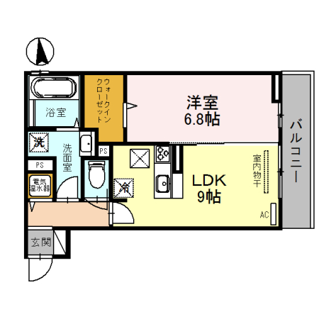 アダージョ富田 間取り