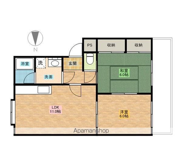 第１古曽部ハイツ 間取り