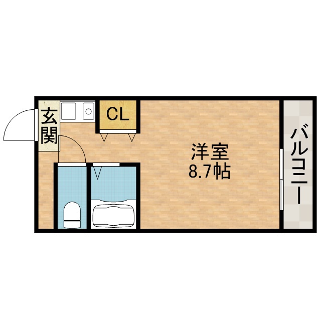 アプレシオ西冠Ⅰ 間取り