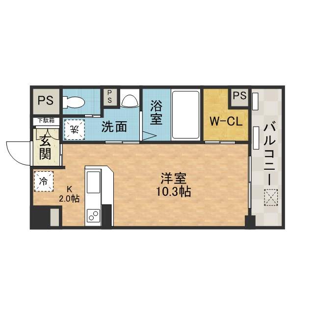 グランベージュ大手町 間取り