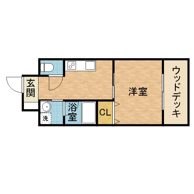 協同レジデンス摂津富田 間取り